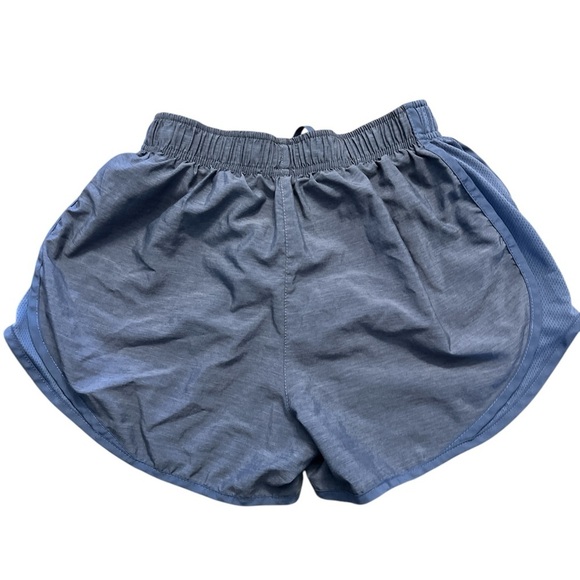 Nike Blue Athletic Shorts with Elastic Waistband - Picture 2 of 4